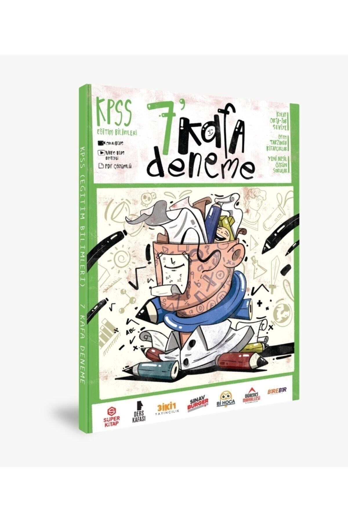 Kpss Eğitim Bilimleri 7 Kafa DenemeDers Kafası3Iki1 YayıncılıkSınav BurgerBi Hoca