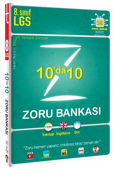 Lgs  8. Sınıf 10'Da 10 Zoru Bankası  Tonguç Yayınları