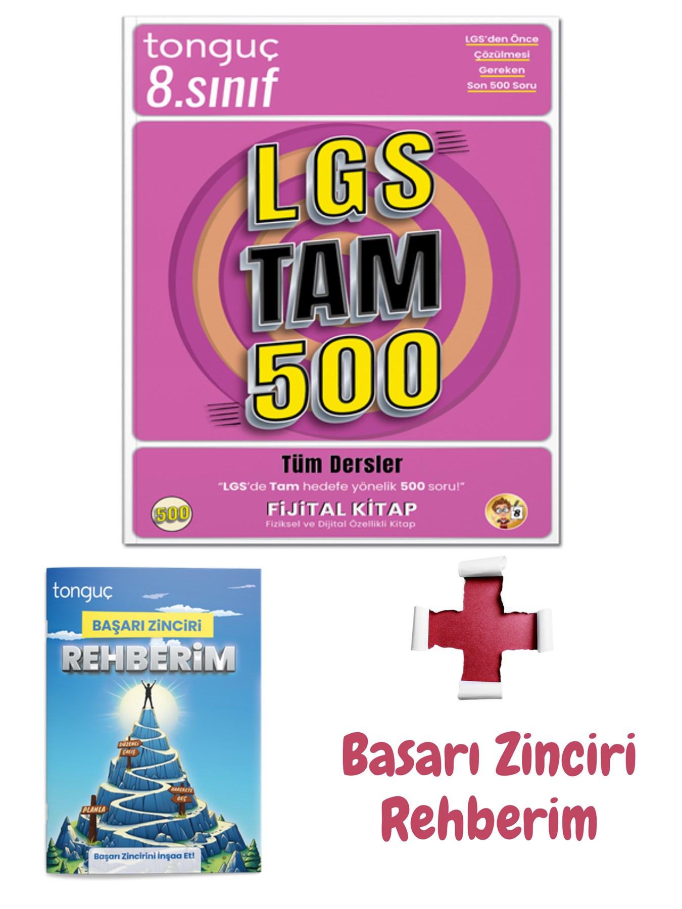 LGS Tam 500 Soru Bankası Tüm Dersler + Başarı Zinciri Defteri - Tonguç Yayınları