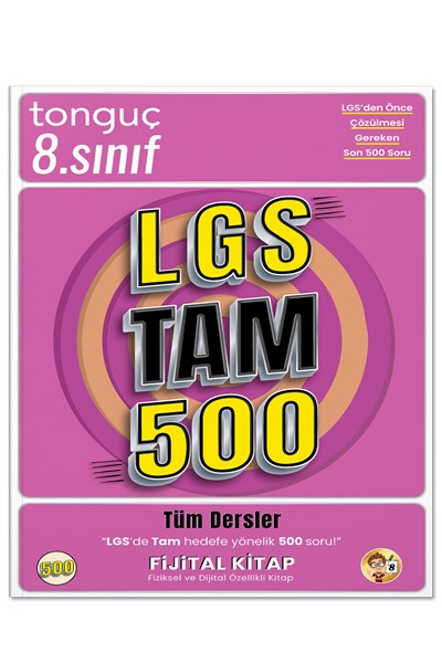 Lgs Tam 500 Soru Bankası Tüm Dersler  Tonguç Yayınları