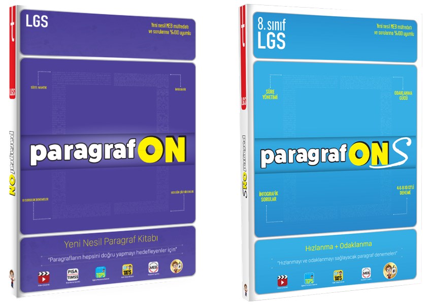 Paragrafon + Paragrafons  5,6,7. Sınıf Ve Lgs Paragraf Soru Bankası  Tonguç Akademi