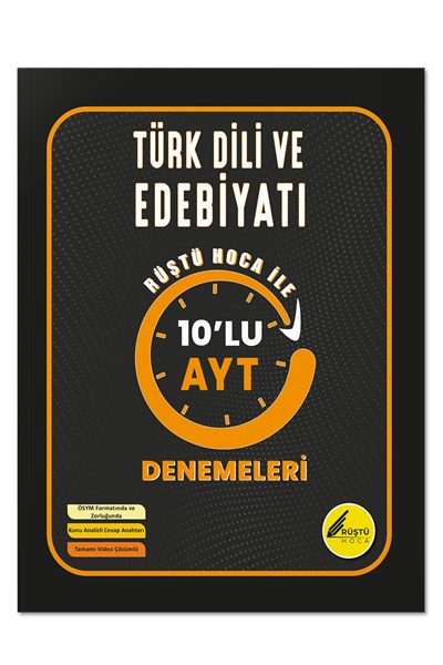 Türk Dili ve Edebiyatı 10'lu AYT Denemeleri - Rüştü Hoca