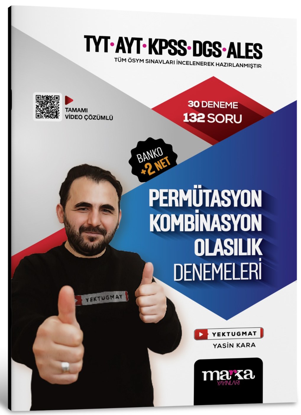 TYT AYT KPSS DGS ALES Permütasyon Kombinasyon Olasılık Denemeleri - Marka Yayınları