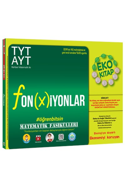 TytAyt Matematik Fasikülleri  Fonksiyonlar Eko  Tonguç Akademi