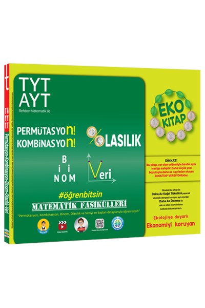 TytAyt Matematik FasikülleriPermütasyon, Kombinasyon, Olasılık, Binom, Veri Eko  Rehber Matematik