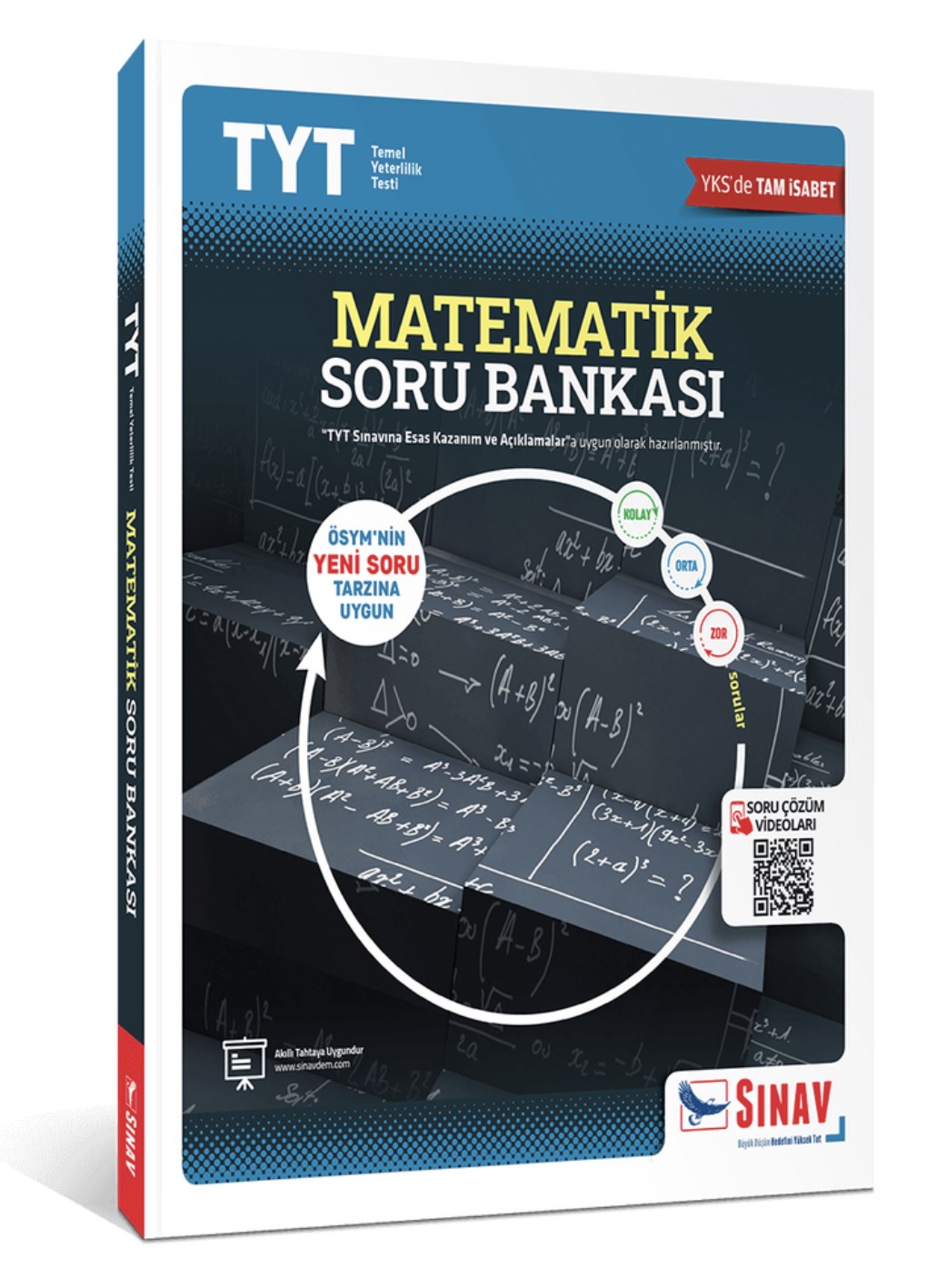 TYT Matematik Soru Bankası Video Çözümlü Yeni Sisteme Uyumlu - Sınav Yayınları
