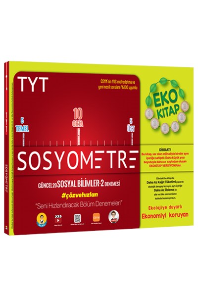 Tyt Sosyometre Eko  Tonguç Yayınları