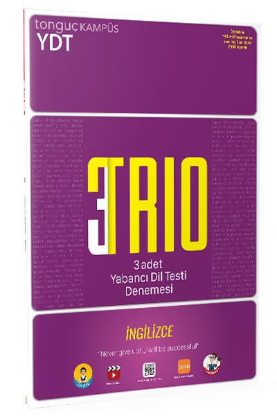 YDT 3'lü TRIO Denemeleri İngilizce Denemeleri - Tonguç Akademi