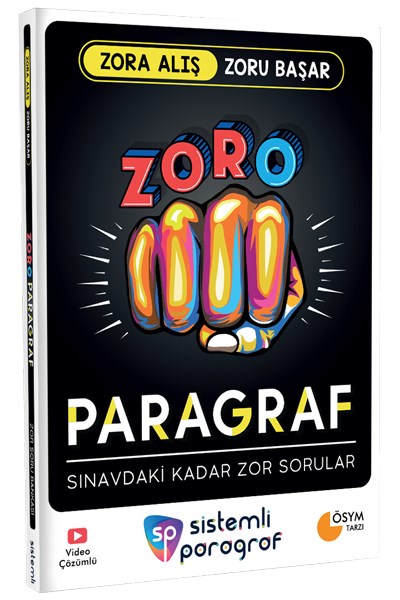 Zoro Paragraf Soru Bankası  Zora Alış Zoru Başar  Sistemli Paragraf