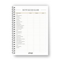 Düğün Planlayıcı Defter - Evlilik Planlayıcı - Wedding Planner