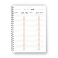 Düğün Planlayıcı Defter - Evlilik Planlayıcı - Wedding Planner
