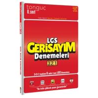 LGS Geri Sayım Denemeleri 321 - 6'lı Deneme - Tonguç Yayınları