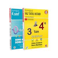 3\'ten 4\'e Hazırlık Seti - Telafi ve Ön Hazırlık Seti - Tonguç Yayınları