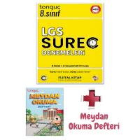 8. Sınıf LGS Süreç Denemeleri 4 Sözel 4 Sayısal Deneme + Meydan Okuma Defteri - Tonguç Yayınları