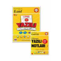 8. Sınıf Yazılı Notları Ve Denemeleri 2. Dönem 1 Ve 2. Yazılı 2 Ki̇tap Tonguç Yayınları