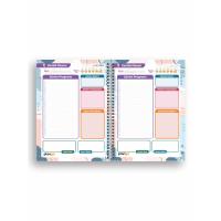 Beyaz Kareler Günlük Planlayıcı Defter Daily Planner Ders Çalışma Planlayıcı Defteri Planlama