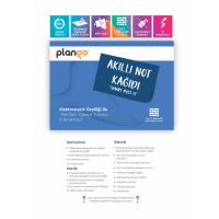 Elektrostatik Akıllı Not Kağıdı Yapışkansız Post-it 7x10cm - 50 Sayfa - Plango