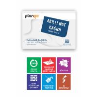 Elektrostatik Akıllı Not Kağıdı Yapışkansız Post-it 7x10cm 8\'li PAKET