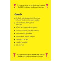 Kırmızı - Elektrostatik Akıllı Not Kağıdı Yapışkansız Post-it 7x10cm - 50 Sayfa - Plango