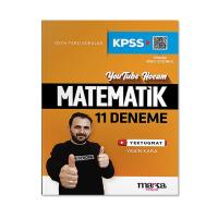 KPSS Matematik 11 Deneme Tamamı Video Çözümlü Yektugmat Marka Yayınları