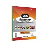 LGS Sözel Dersler 1. Dönem ve Genel Konular Deneme Sınavı Seti 8 Fasikül 38 Deneme Marka Yayınları