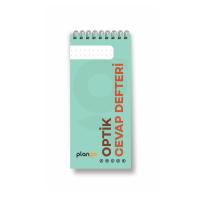 Optik Cevap Defteri YEŞİL (4 Adet - 200 Sayfa) Sınava Hazırlık Optik Form Defteri - Plango
