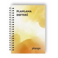 Sarı Suluboya Günlük Planlayıcı Defter Daily Planner Ders Çalışma Planlayıcı Defteri Planlama